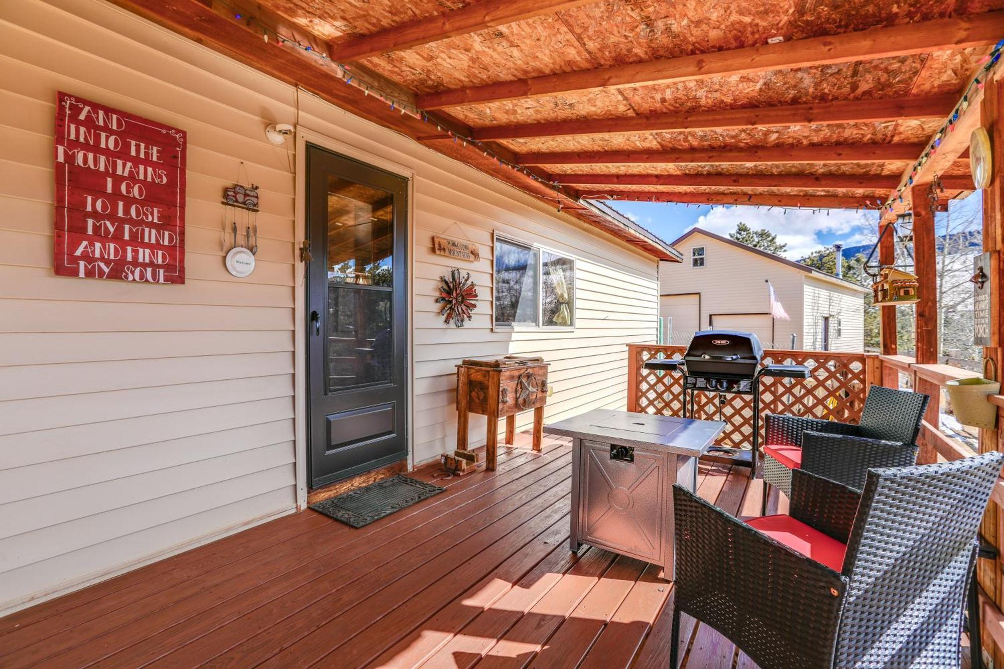 Colorado Vacation Rental With Deck And Mtn Views 크리플 크리크 외부 사진