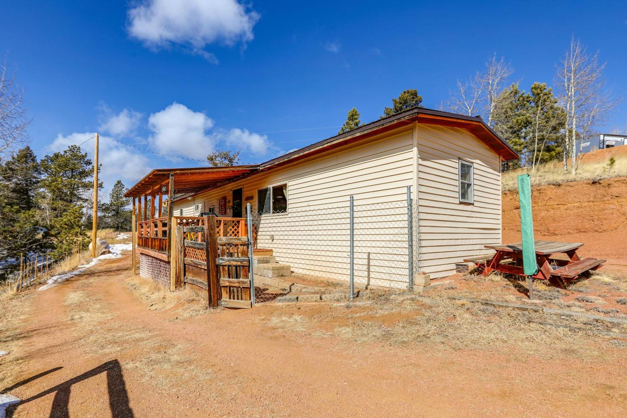 Colorado Vacation Rental With Deck And Mtn Views 크리플 크리크 외부 사진